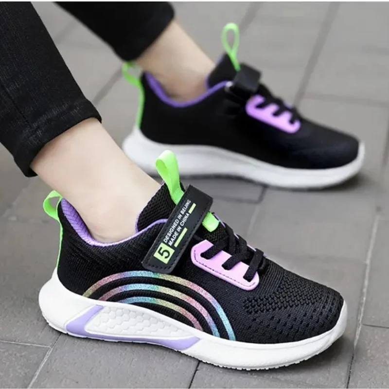 Spring Autumn Kids teens Sneakers Shoes For Girls Sport Child Leisure Tenis Infantil Casual Warm Fashion Running Shoes Boy 28-39