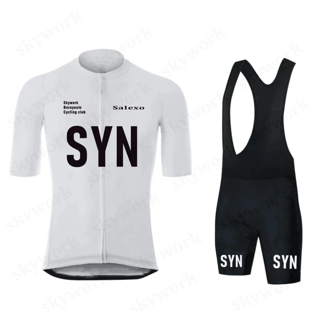 

Велосипедный трикотаж SYN Salexo Pro 2025 года, мужская одежда для велоспорта, одежда для шоссейного велосипеда, гоночная одежда, быстросохнущий летний комплект велосипедного трикотажа