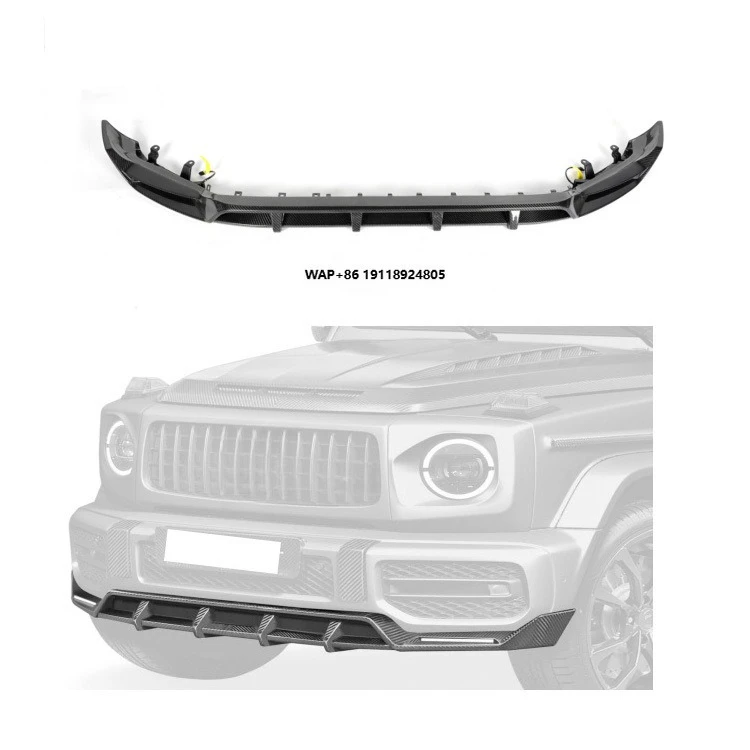 

Factory Sales Car Bumper Carbon Fiber Front Lip Spoiler for benz G Class W464 G63