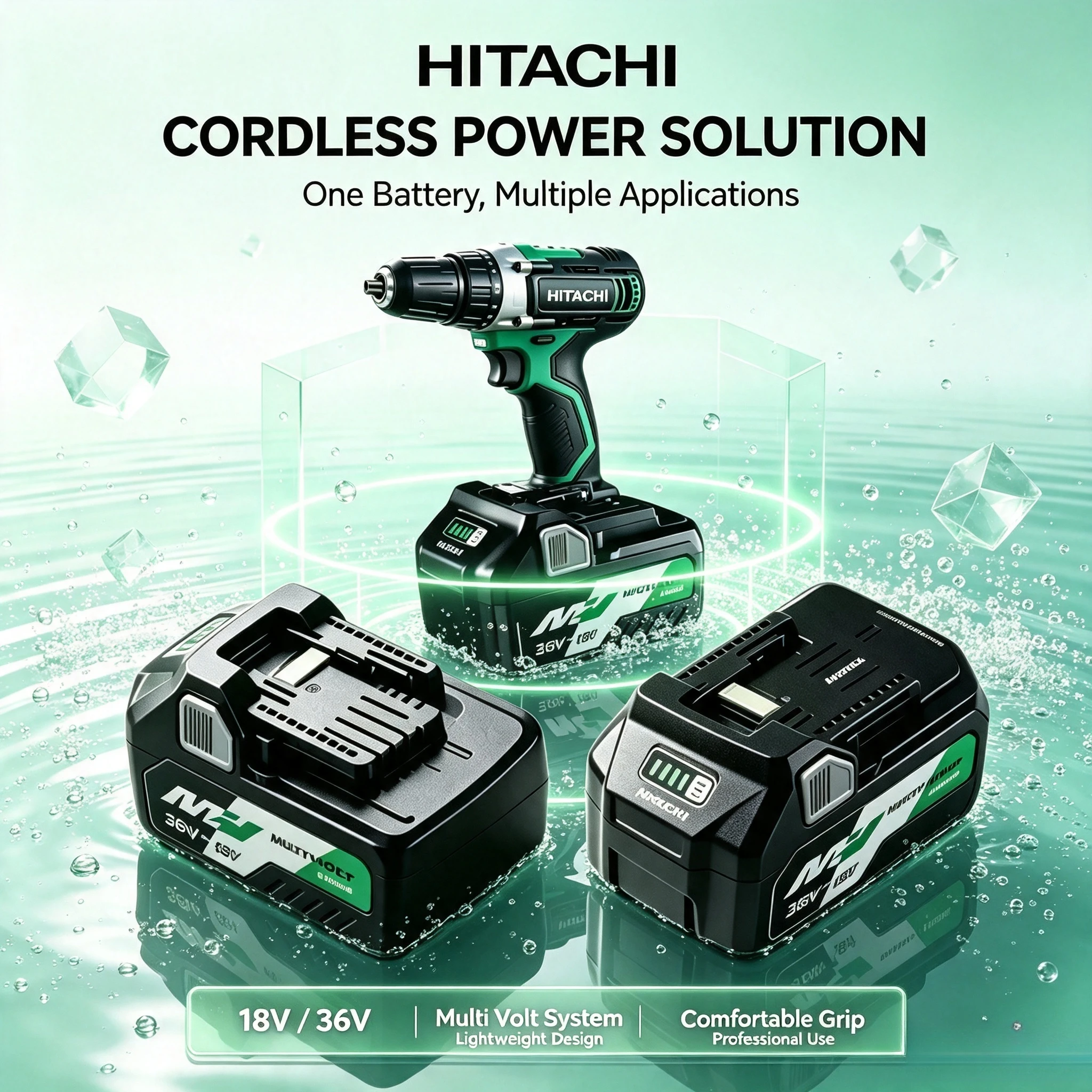 Quality goods Hitachi HiKOKI 18V/36V 5.0Ah Lithium Battery BSL36A18  Fit KM18D G18DBL LED Power Indicator Lithium Battery