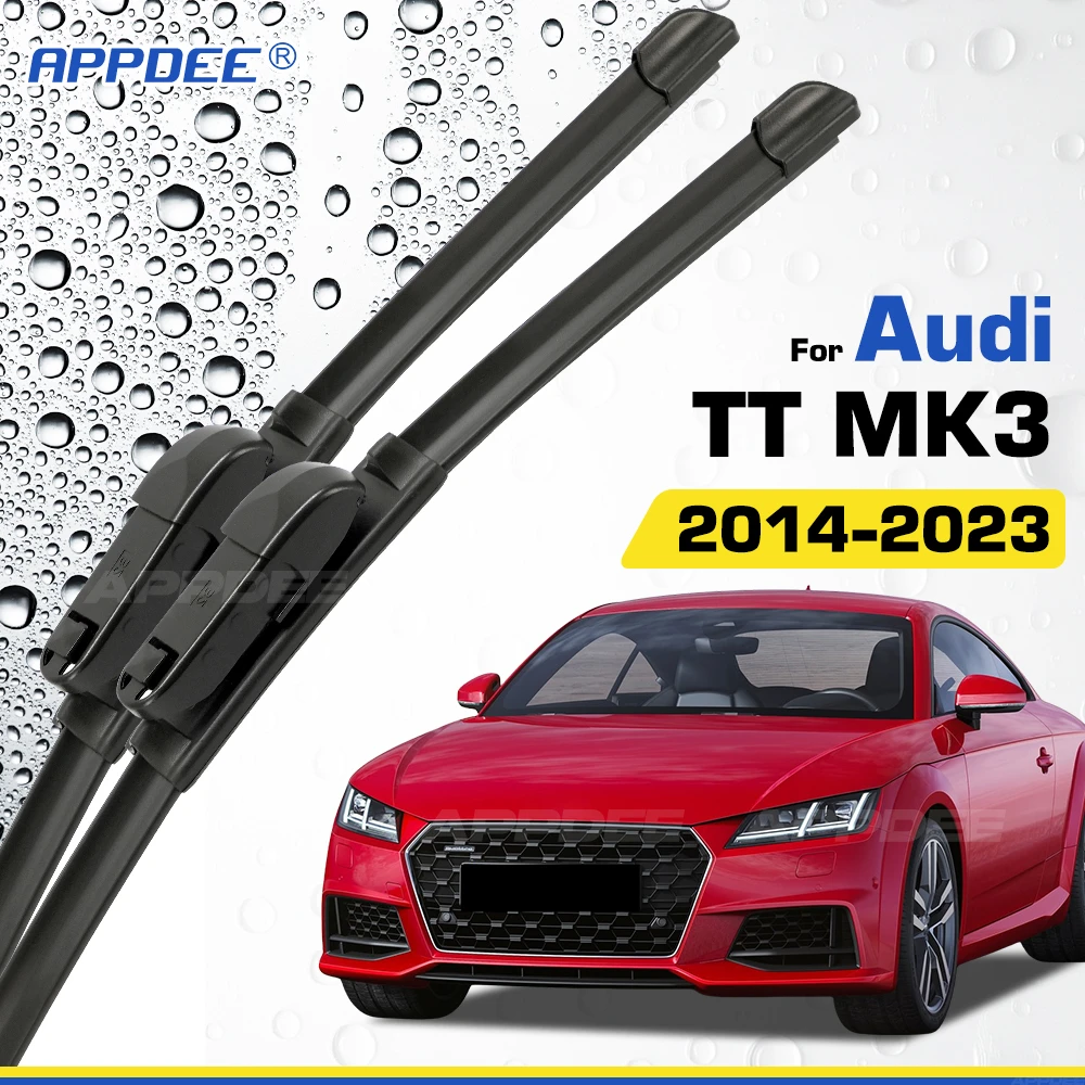 

Стеклоочиститель APPDEE для Audi TT MK3 2014-2023, силиконовые и резиновые передние щетки стеклоочистителя, щетки для лобового стекла