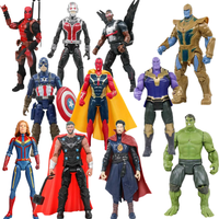 Marvel Avengers Figure Hulk Captain America Dr Strange Action Figures Loki Deadpool Thor Thanos Model Dolls Toys Birthday Gifts