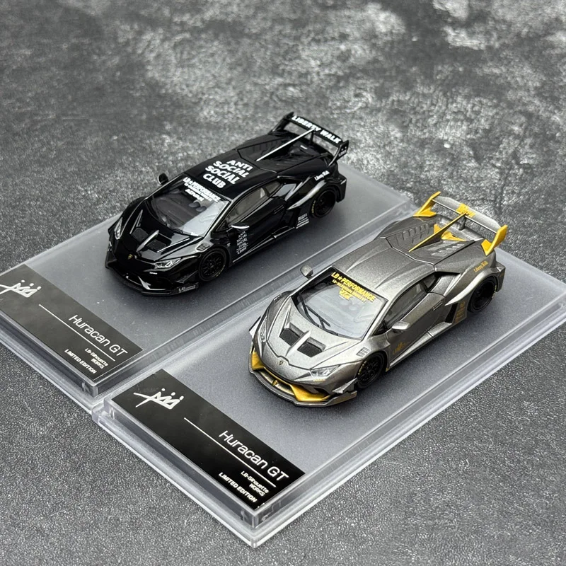 KING MODEL 1:64 Huracan GT LP610-4 Alloy Car Diecasts & Toy Vehicles Car Model Miniature Scale Model Car For Children