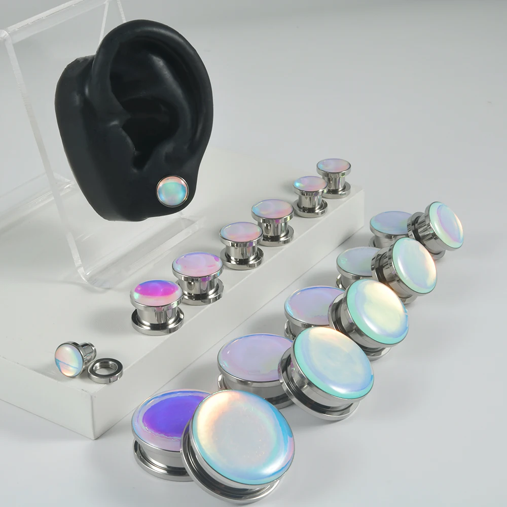 Bling Bling Flash Film Ear Plugs, 2pcs