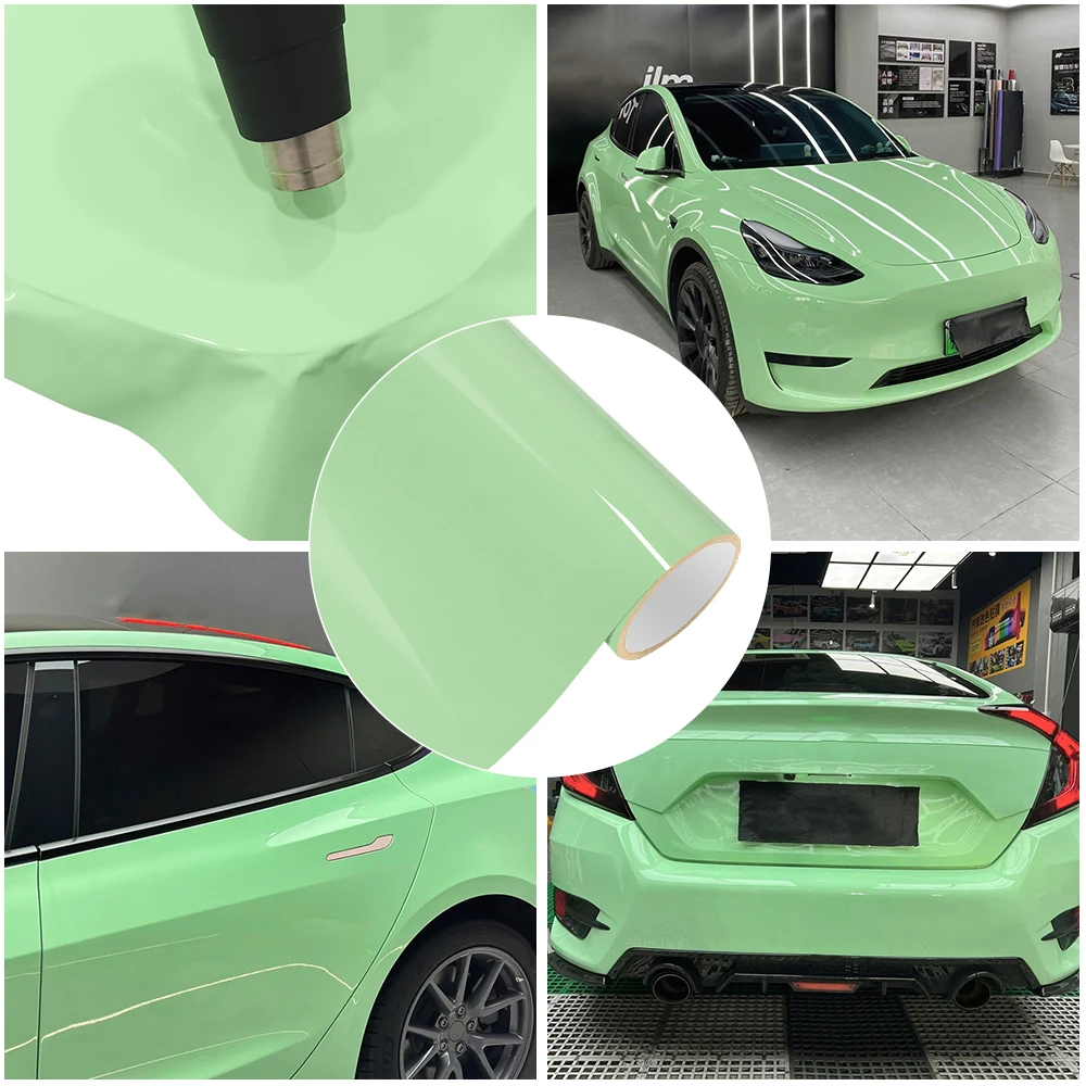 

Виниловая пленка премиум-класса для автомобилей, ПЭТ-кристалл, темно-зеленый автомобиль, устойчивость к ультрафиолетовому излучению, прочный автомобильный мотоцикл, цвет кузова, модифицированный чехол