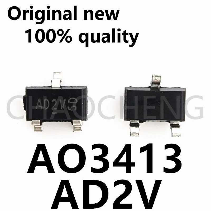 (100pcs)100% New AO3413 sot23-3 Chipset