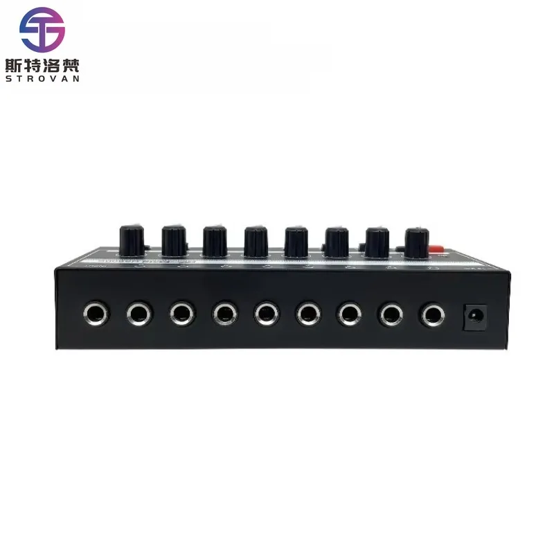 

HA800S 8-канальный усилитель для наушников, распределитель сигнала усилителя для наушников, стерео