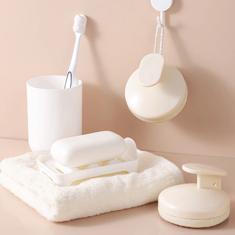 

Bath Brush with Handle – Soft-Bristled Body Exfoliating Shower Brush for Skin Health and Back Cleansing