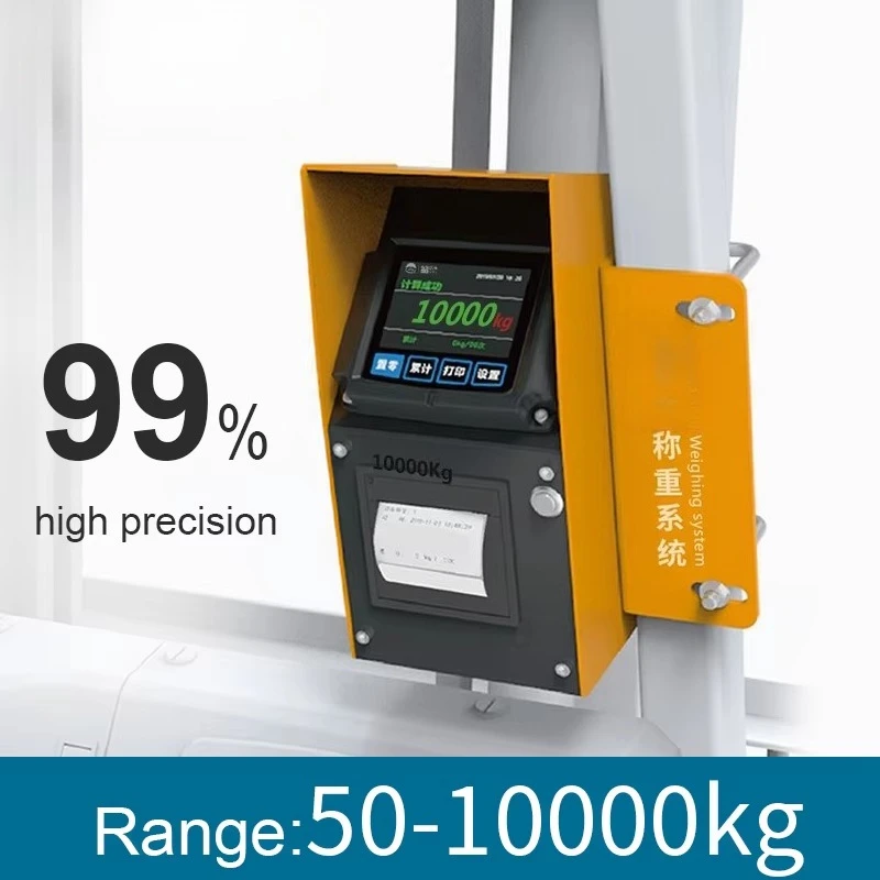 One hundredth ton/ten ton forklift truck on-board weighing and monitoring system with engine analyzer, 1 year warranty