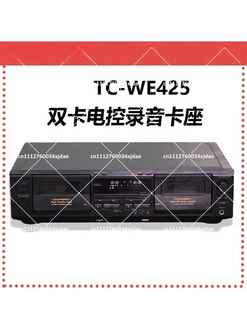 Cassette Deck Tape Recorder HiFi Stereo Component System for Home Audio Recording Playback