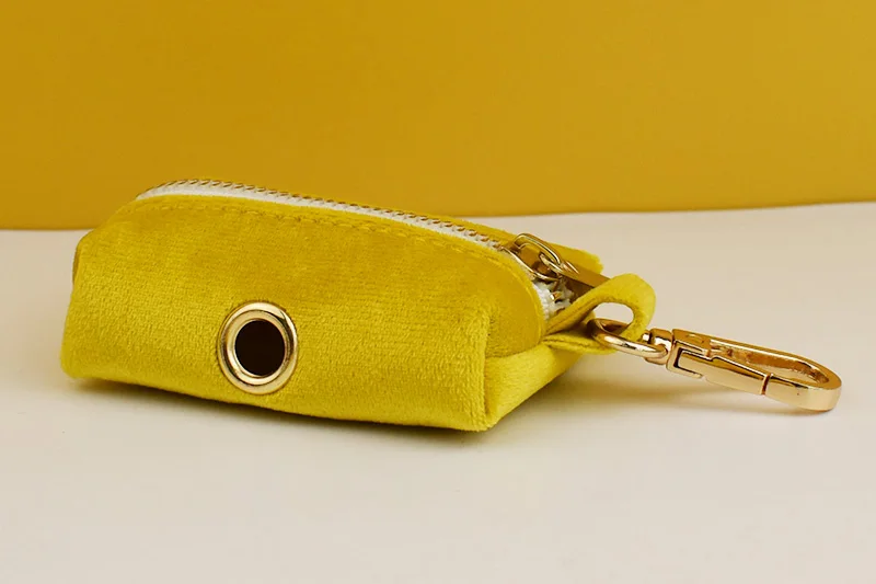 Gelbes Samt-Hundehalsband und Leinen-Set für kleine, mittelgroße und große Hunde, individuell graviertes Namensschild, Heimtierbedarf, Hundeleine, Velvet04 – Detail 11