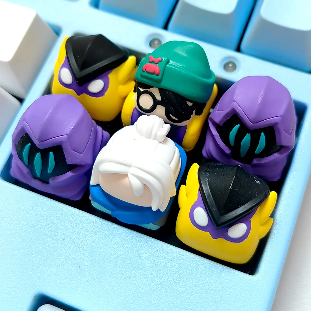 Custom-made ESC decorative 3D printing resin material hand-colored key cap