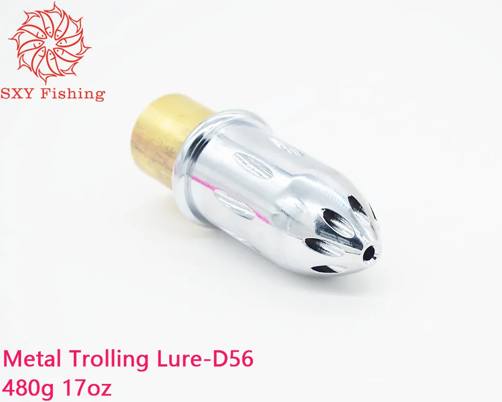 

SXY FISHING Metal Trolling Lures 480g 17OZ Heavy Metal Jet Head Bait DIY Artificial Hard Bait for Ocean Boat Fishing D56