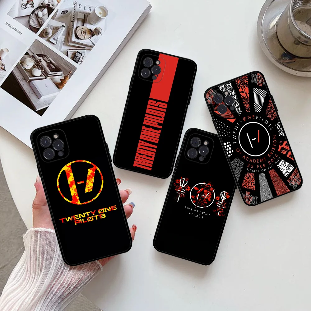 T-Twenty O-One P-Pilots Phone Case For IPhone 16 15 8 7 6 6S Plus X SE XR XS 14 11 12 13 Mini Pro Max Mobile Case