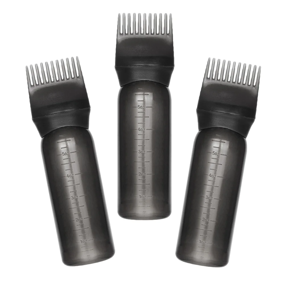 

3 Pcs Applicator Brush Dry Cleaning Bottle Dye Spray for Hair Dispensing Root Coloring