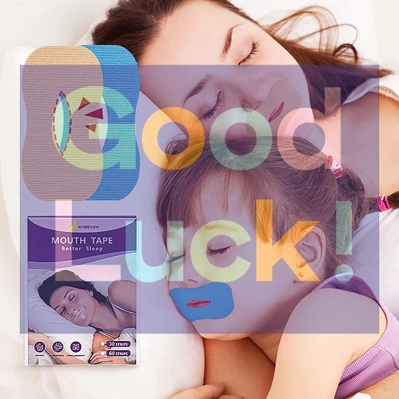 【WA】10/30Pcs O-shaped Anti-Snoring Stickers Adult Children Preventing Mouth Breathing At Night Mouth Correction Sticker Tape