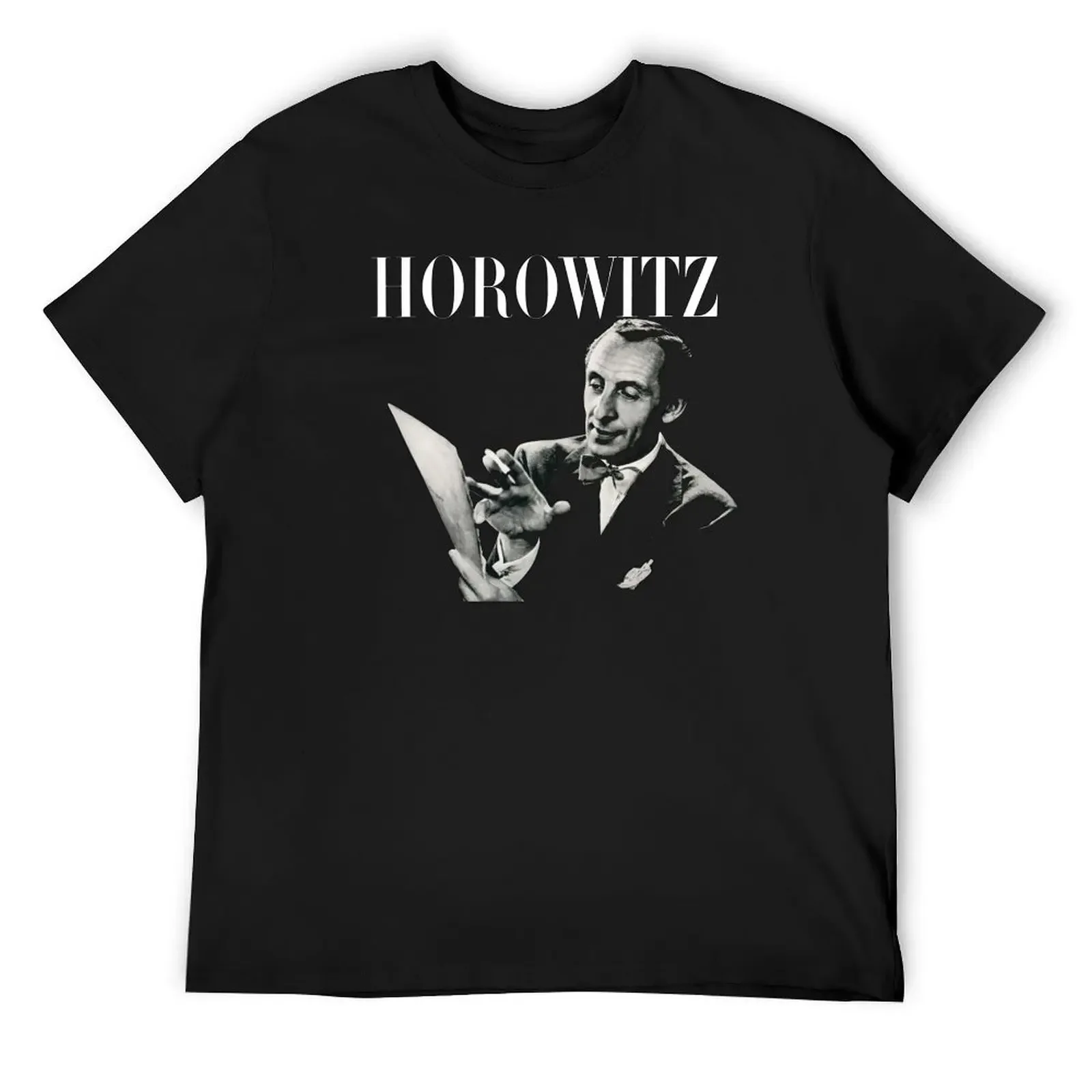 Vladimir Horowitz - Pianist T-Shirt street wear anime men clothing