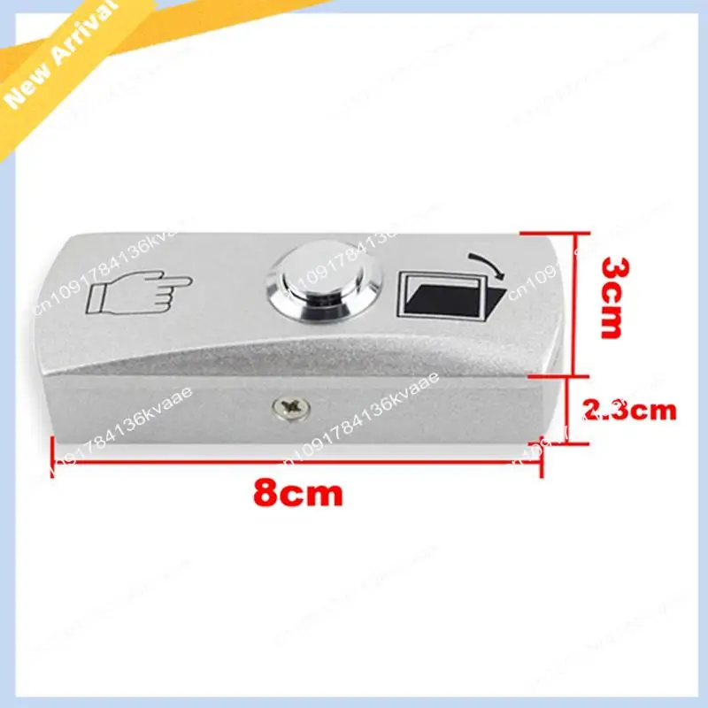 M01K 아연 합금 LED 백라이트 도어 출구 릴리스 푸시 버튼 액세스 제어 시스템 용 게이트 도어 출구 버튼