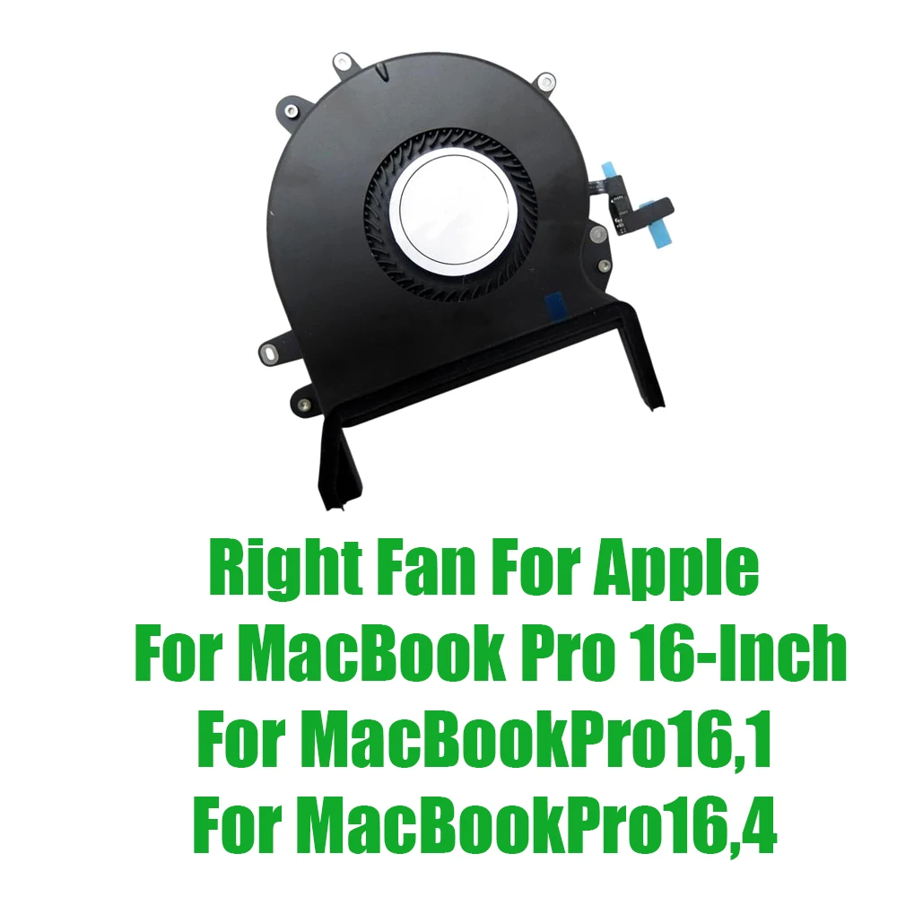 For Apple For MacBook Pro 16-Inch For MacBookPro16,1 For MacBookPro16,4 DC5.1V 2W Replacement Laptop Right Fan