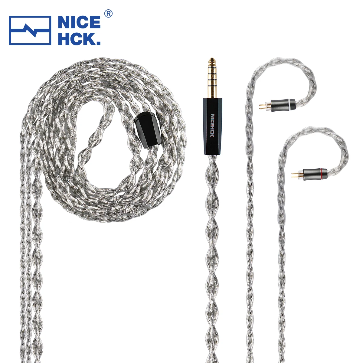 

NiceHCK GreyDragon Type7S Earbud Wire British Imported Conductor Upgrade Cable MMCX/0.78mm 2Pin for Dark Saber F1 Pro Magic One