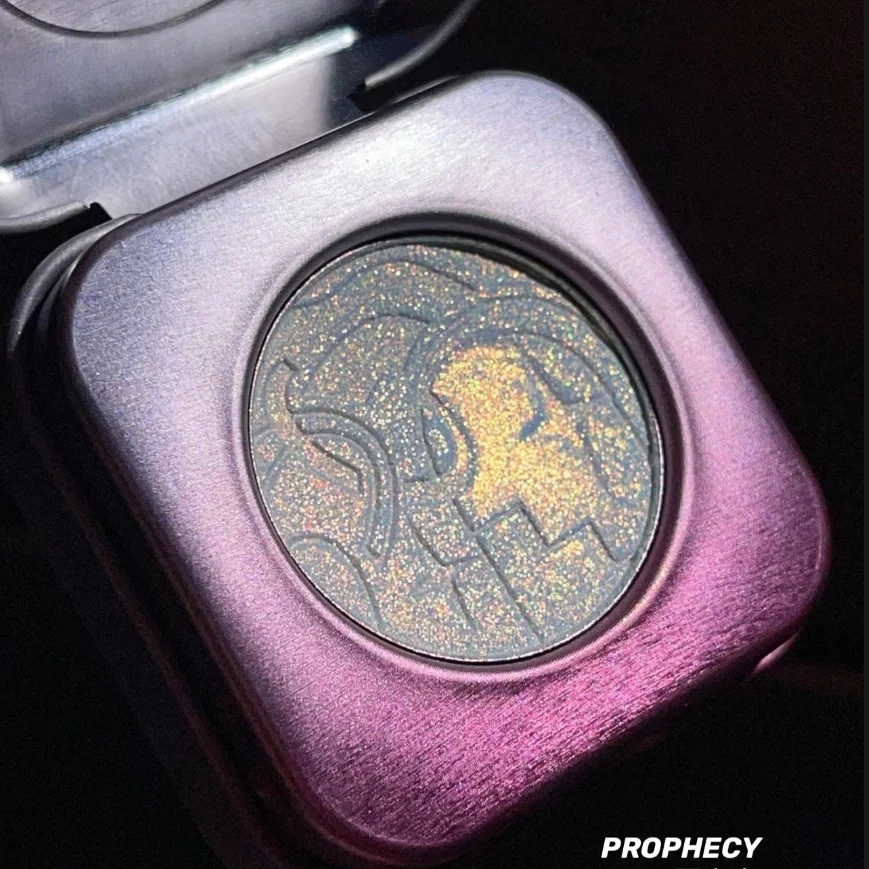 Kaleidos Chameleon Highlighter Powder Diamond Glitter Facial Brightening Fine Shimmer Dust Long Lasting Illuminati Bronzers
