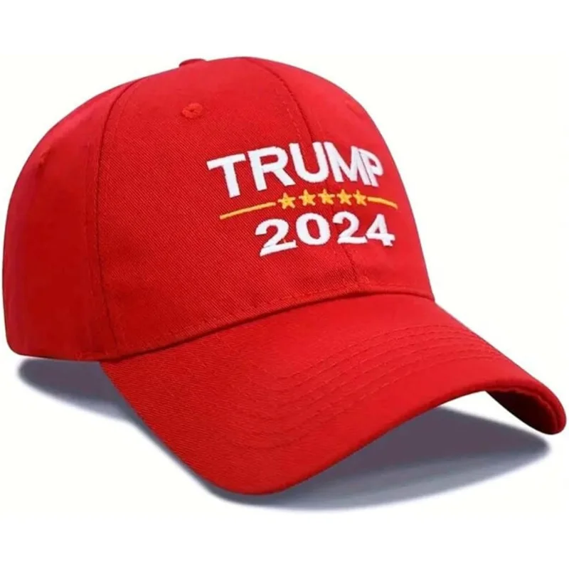 

Men's and Women's Sports and Leisure New Fashionable 2024 Donald Trump US MAGA Embroidered Adjustable Baseball Hat