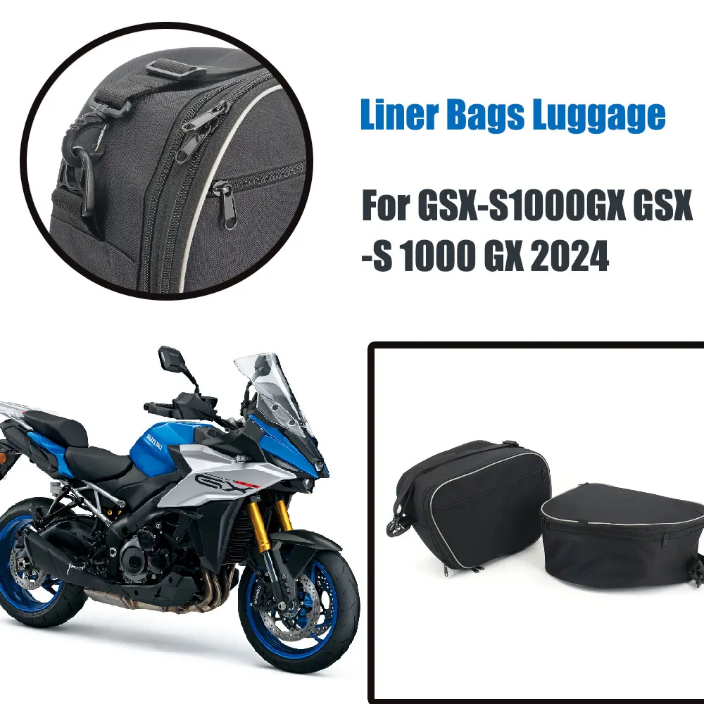 

For GSX-S1000GX GSX S 1000 GX 2024GSXS1000GX New Style Motorcycle Accessories Liner Bags Luggage Bags Inner Bags Side Cases Fit