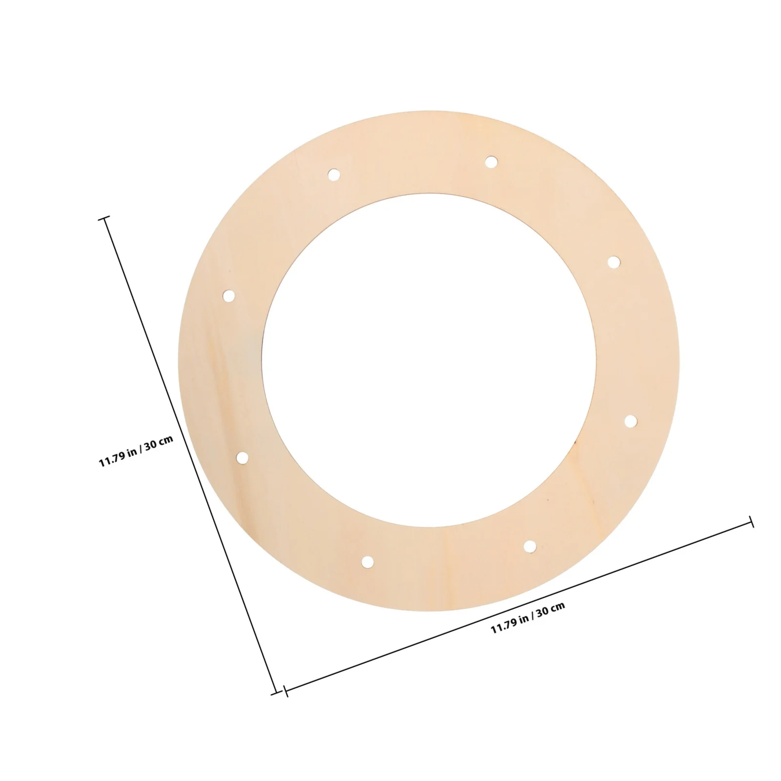 12 قطعة إطارات خشبية أداة صنع إكليل مستديرة لتقوم بها بنفسك عيد الميلاد السنة الجديدة عطلة المشاريع الحرفية إكليل الزهور شكل إكليل #5