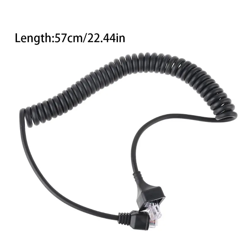 Handheld Microphone Extension Cable 8Pin Connection Cord for KMC-30 TK-863 TK-863G TK-868