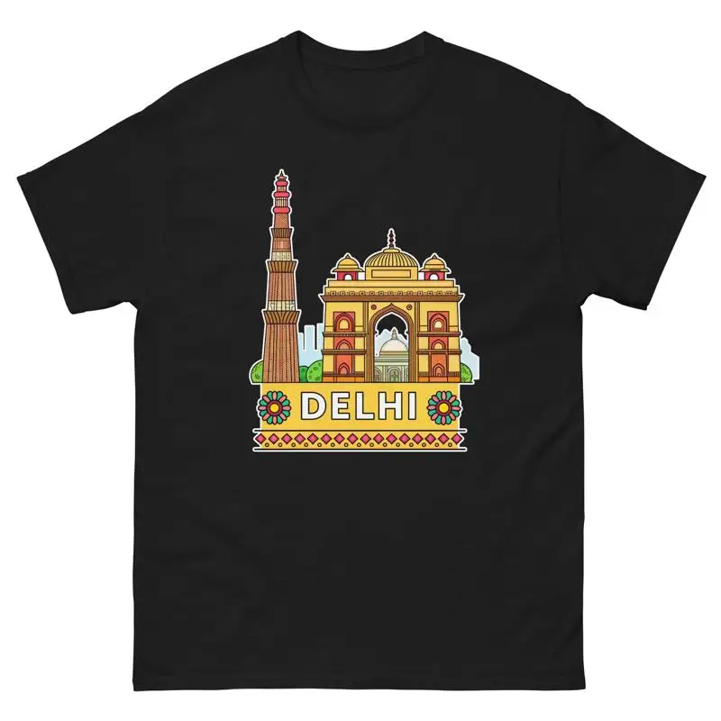 Delhi World Travel Área urbana ciudad camiseta