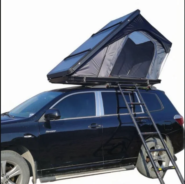 

STLFDouble-Person Hardtop Aluminum Shell Roof Tent for SUV Off-Road Vehicles Self-Driving Camping Outdoor Compatible Car Roof Ra