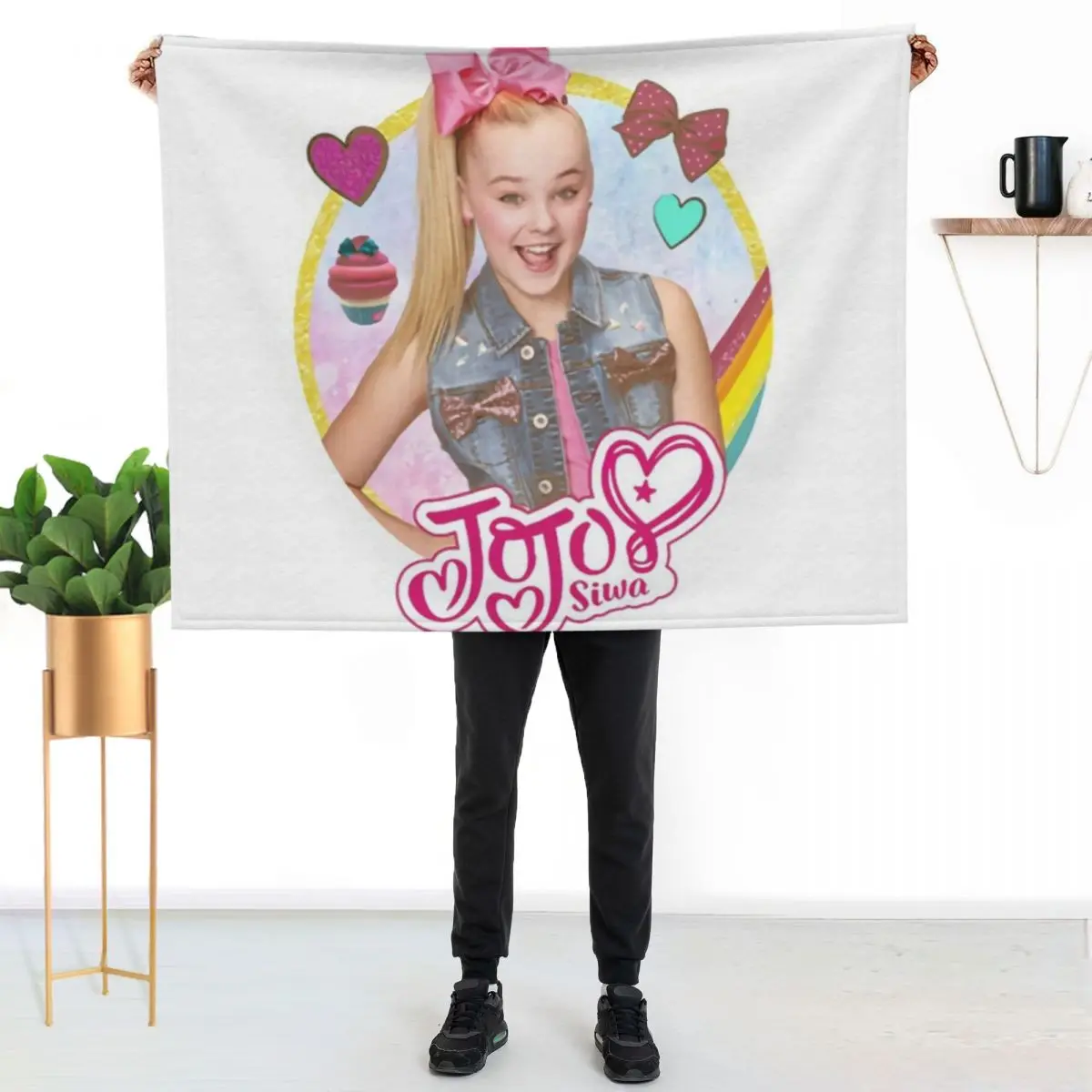 

jojo siwas Throw Blanket Spring Fall Cozy Throw Blanket for Couch
