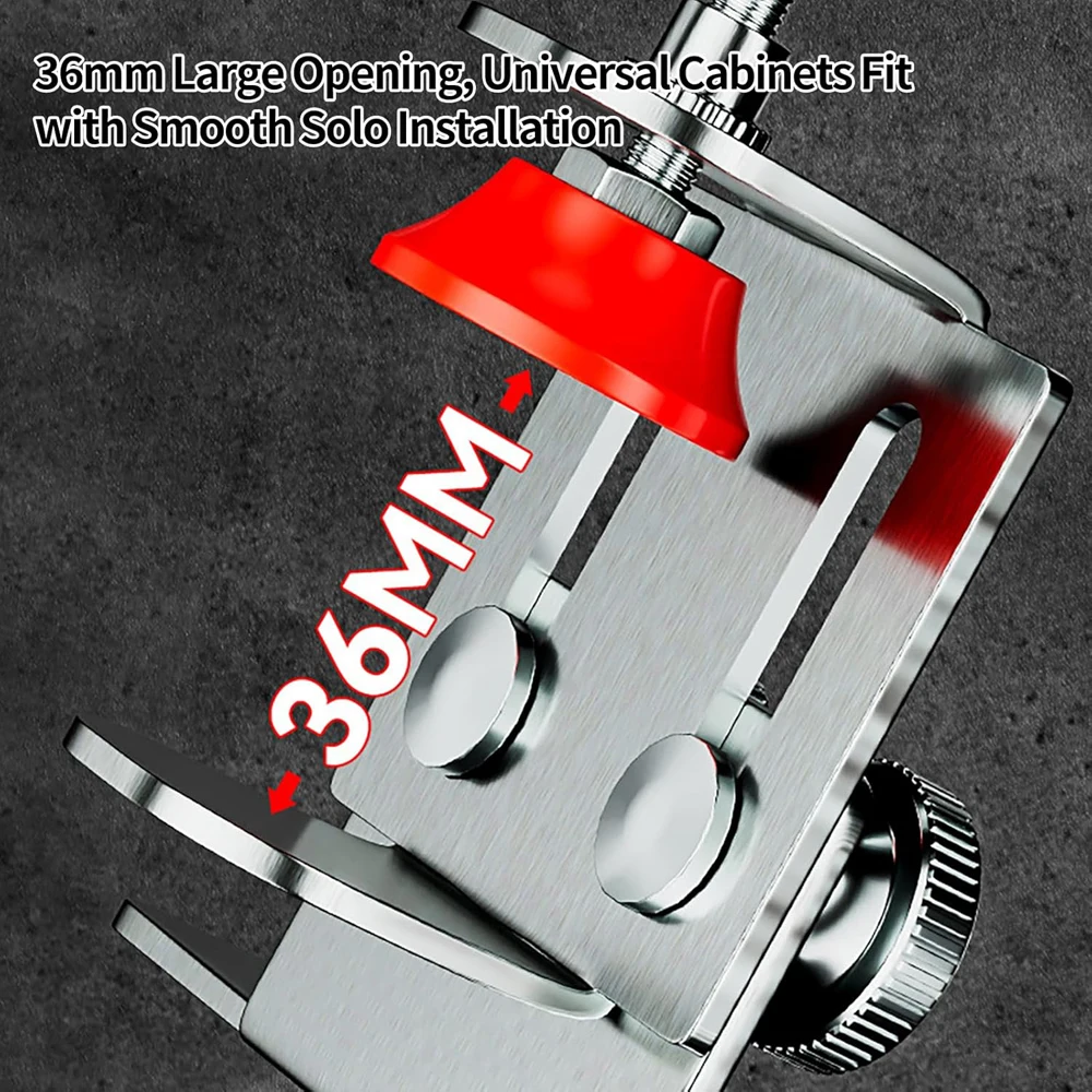 Adjustable Stainless Steel Cabinet Door Mounting Clamp New Cabinets Frame Jig Woodworking Cabinet Door Mounting Positioner
