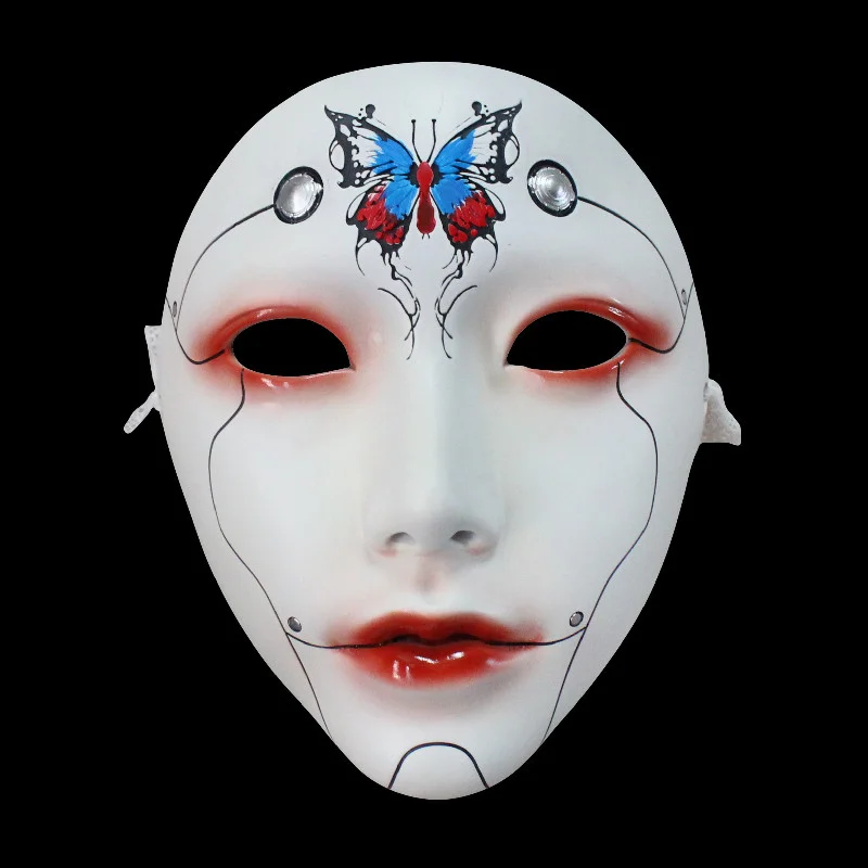 New Chinese Style Butterfly Girl Peacock Girl Male Emperor Female Emperor Spy Shadow Cosplay Mask Chinese Mechanical Resin Mask