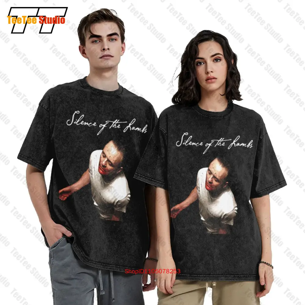 The Silence Of The Lambs V4 Movie Vintage Oversized T-Shirt 7F9Y