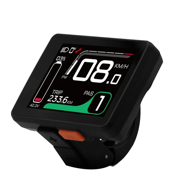 

AEF6-Electric Bike LCD Display DZ50 Display Color Display For Bafang BBS01 BBS02 BBSHD Mid Motor