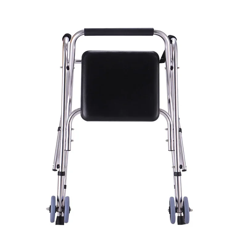 Elderly four-legged crutches, auxiliary walkers, trolleys, scooters, walkers, folded and portable