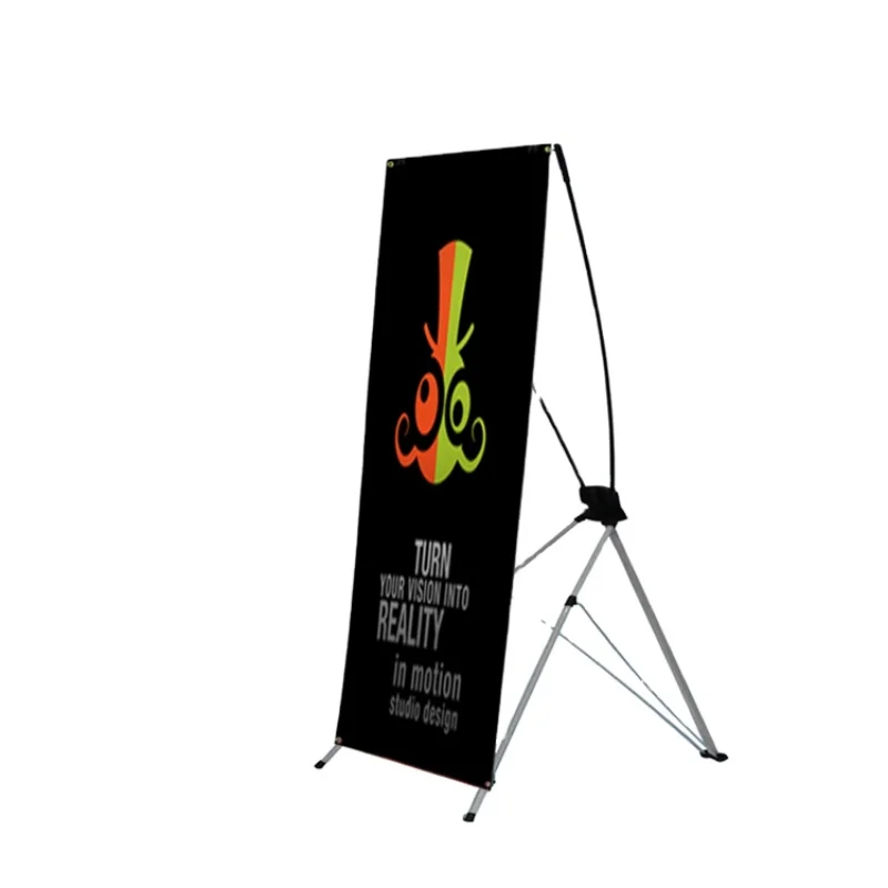 DD Advertising Banner Portable and Adjustable Banners Stand Aluminum 80 X 180cm Poster Display for Exhibitions and Promotions