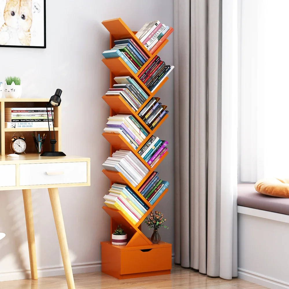 Storage Bedroom Bookcase Display Closet Rankinglibrary Organizers Book Shelf Corner Filing Partitionsmensole Furniture XY50BC