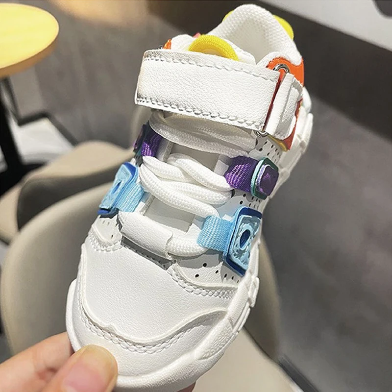 Jungen Mädchen Neue Sportschuhe Baby Kleinkind Rutschfeste Sneaker Lässige Weiche Schuhe für Kinder Schüler Atmungsaktive Outdoor-Schuhe – Detail 5
