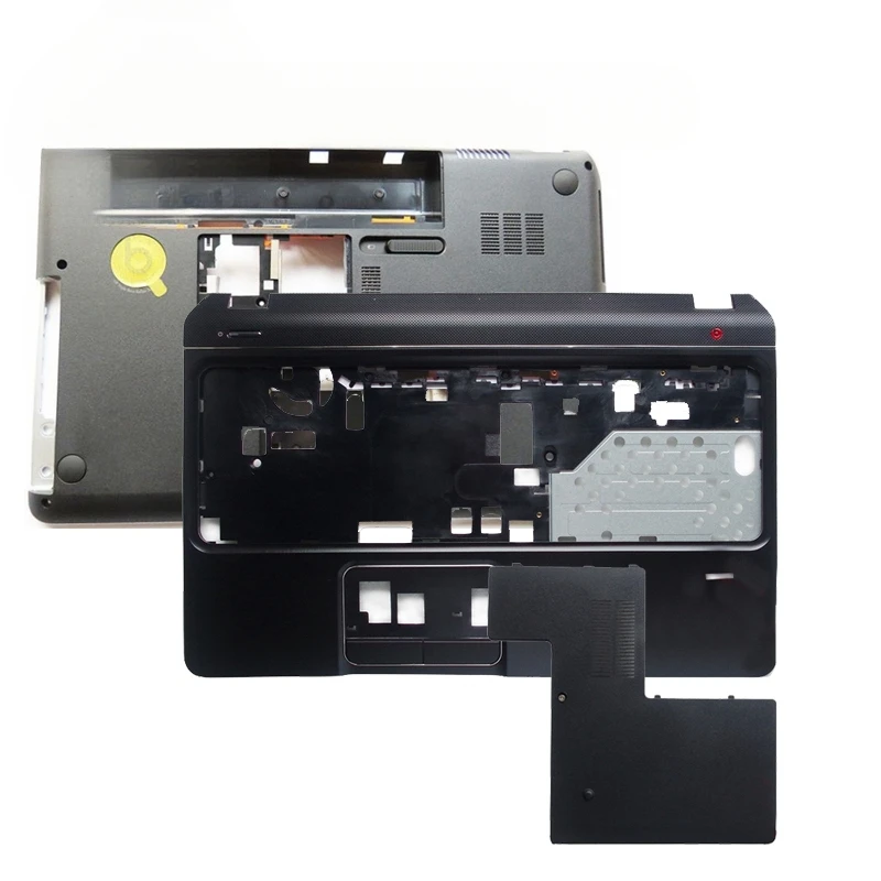 Hc novo escudo para hp pavilion envy DV6-7000 DV6-7100 DV6-7200 DV6-7300 caso superior do apoio para as mãos/tampa da base inferior/tampa da porta inferior