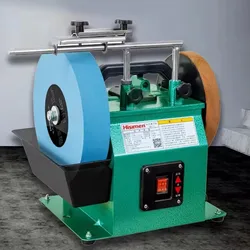 220V Dual Wheel Electric Grinding Machine - Professional Knife Sharpener Grinder for Workshop Tool & Blade Polishing