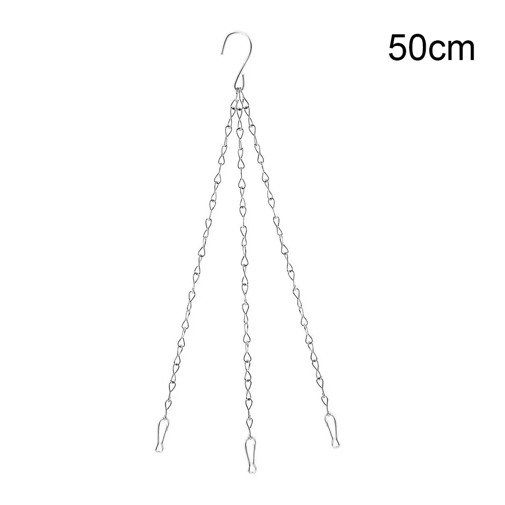 3 Strand Metal Chain for Flower Pots Bird Feeders Plant Baskets Bird Houses Lanterns Wind Chimes Outdoor Garden Use