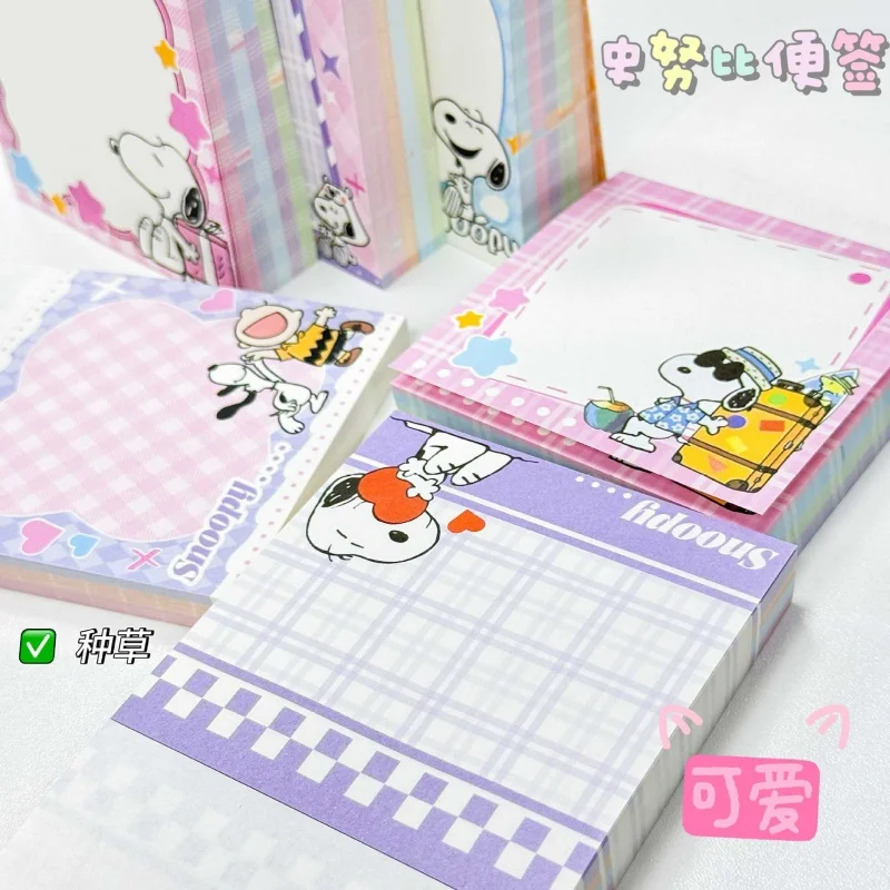 6 ชิ้น/ล็อตการ์ตูน Snoopy MeMO Pad Creative N ครั้งเครื่องเขียนป้าย Notepad บุ๊คมาร์คโพสต์อุปกรณ์โรงเรียน