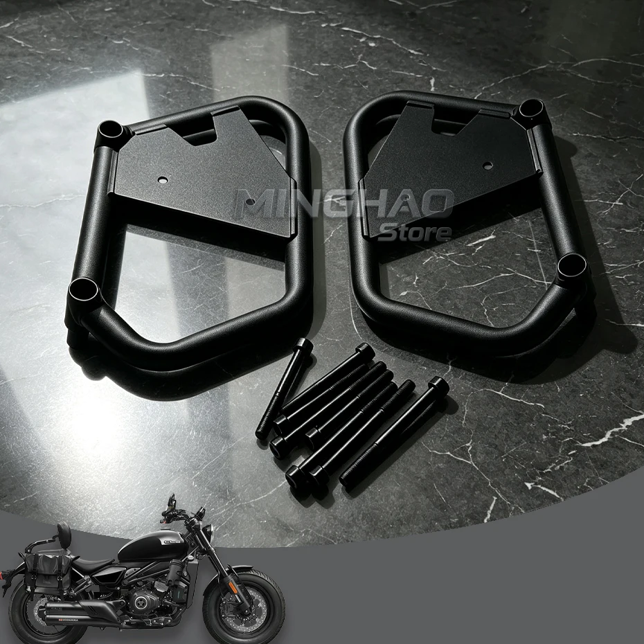 Motorcycle Saddlebag Guards Support Kit Saddle Bags Bracket Mount Kit For CFMOTO 450CL-C 450CLC