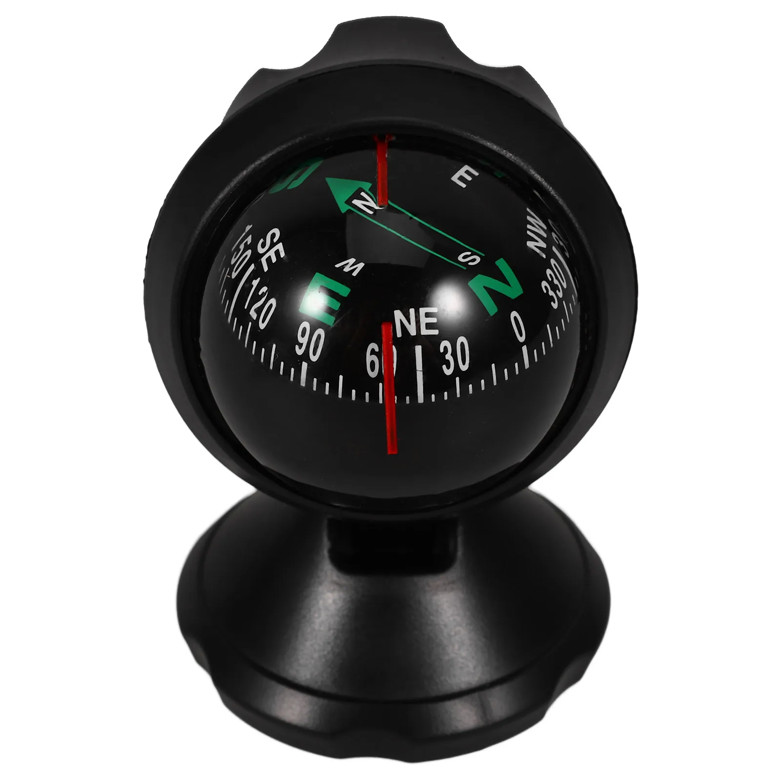 

Car Compass Compact Adhesive Base Adjustable Dashboard Navigation Ornament Mini Smooth Direction Indicator Vehicle Tool South