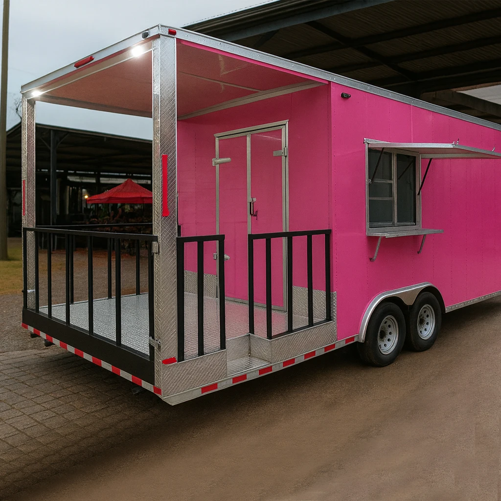 

Customizable All in One Mobile Kitchen Taco Pizza Hamburger BBQ Coffee Food Trailer