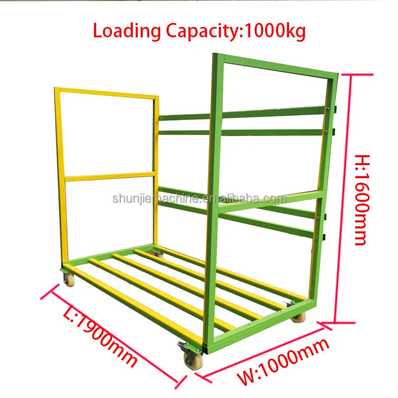 Heavy Duty Multipurpose Storage Rack Cage Cart Door And Window Cargo Warehouse Workshop Turnover Trolley