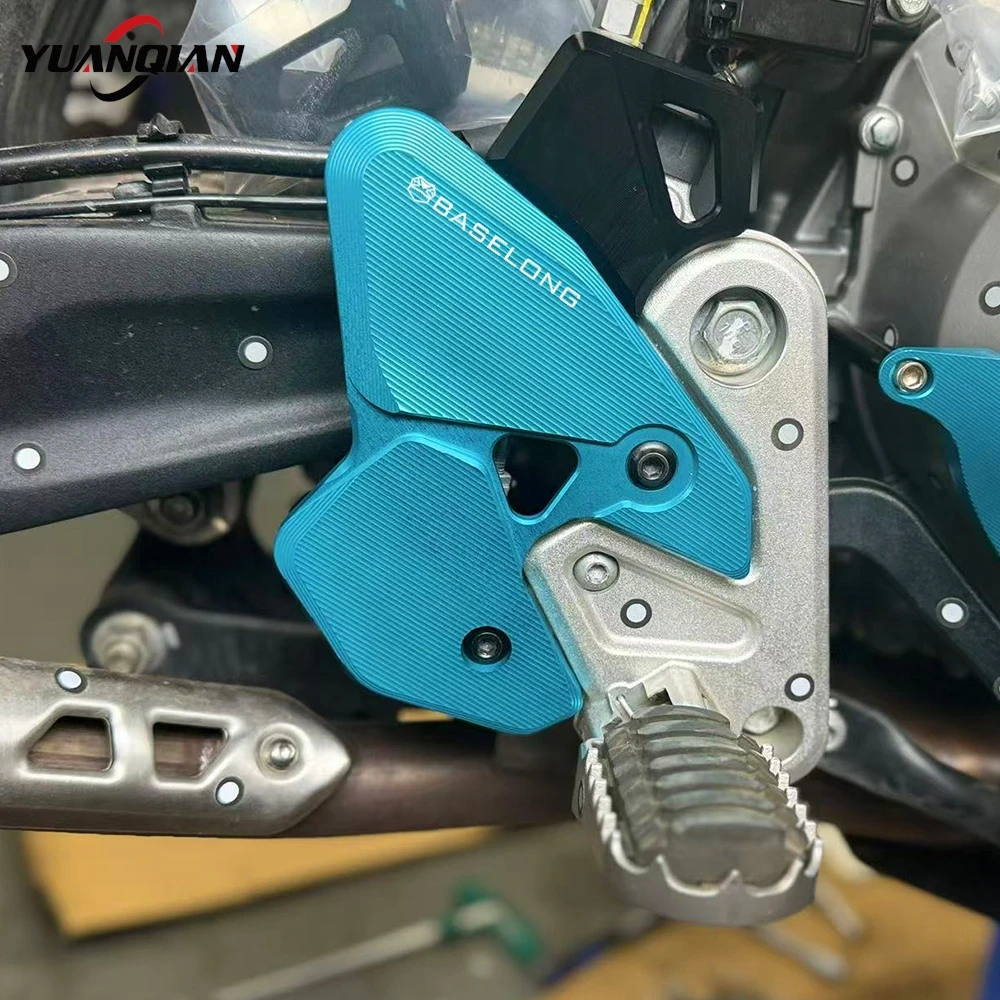 450 MT 450 Heel Plates Guard Rear Brake Cylinder Guard Protector Cover For CFMOTO CF MOTO 450MT MT450 2024 2025 2026 800NK
