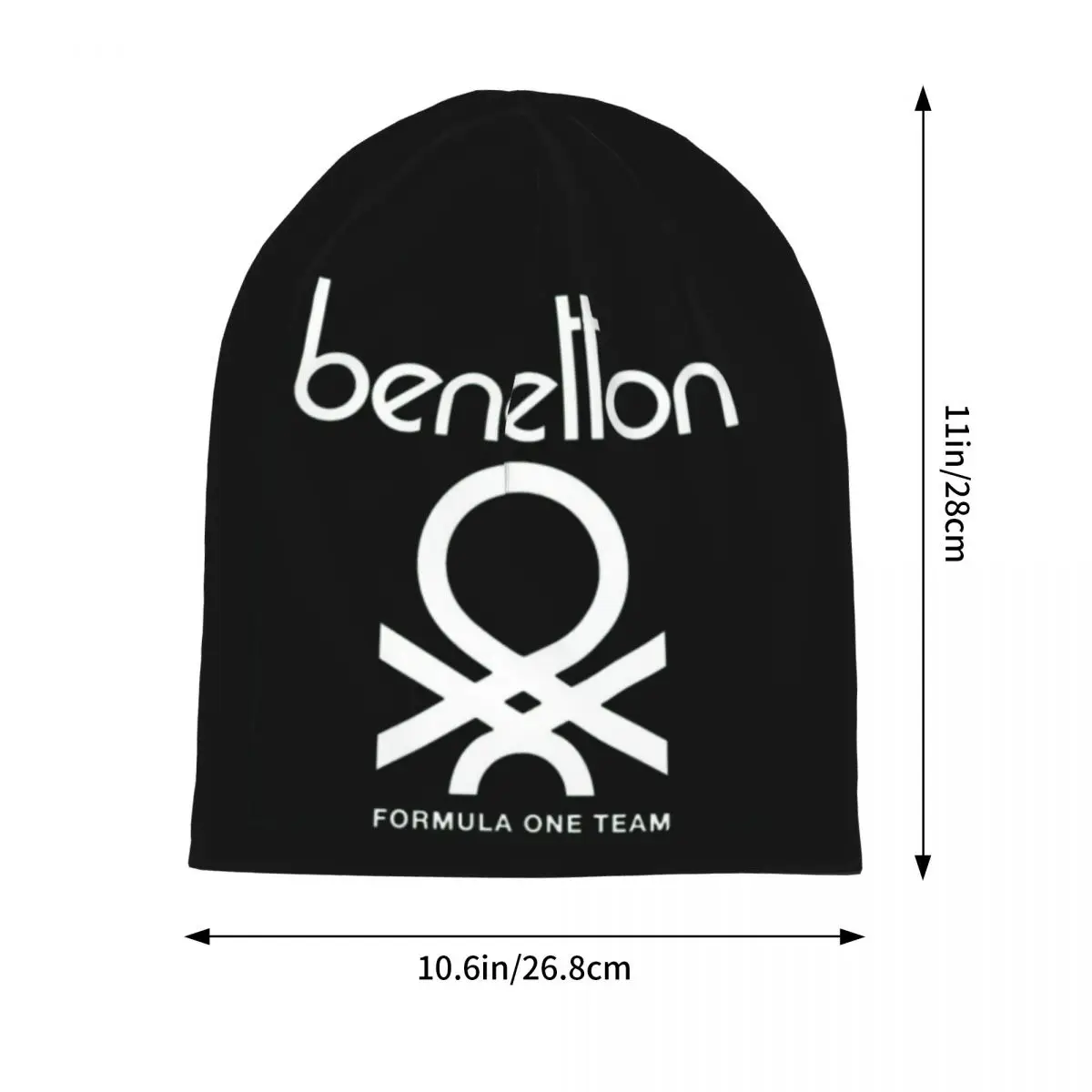 Benetton Formula Team 80s Collection Skullies Beanies Hats Warm Autumn Winter Outdoor Cap Knitted Bonnet Caps for Unisex Adult